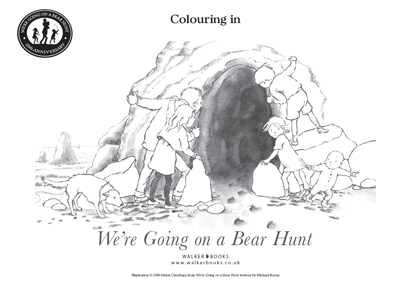 We Re Going On A Book Hunt Coloring Page We Re Going On A Book Hunt Coloring Page
