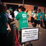 Stewards getting ready to welcome schools to Charter Hall