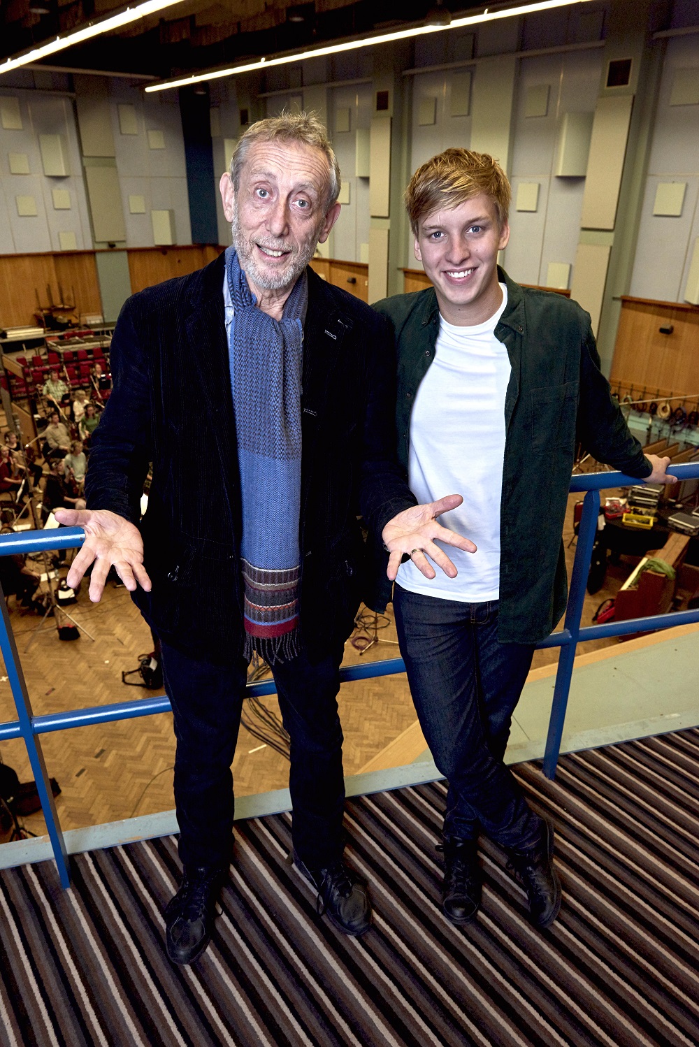 Michael Rosen and George Ezra